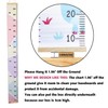 Growth Chart Wall Hanging, Portable Kids Wall Ruler Removable Height