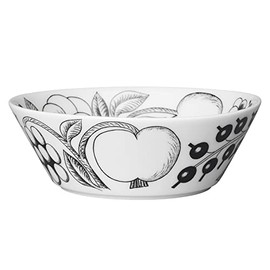 ARABIA 1059707 Arabian Ceramic Paratyssi Bowl, Plate, 5.1 inches (13 cm), Black