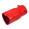X AUTOHAUX Car Exhaust Tip Heart Shaped Tail Pipe 2.48Inch