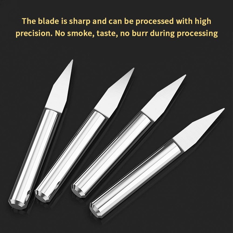 30 Degree V Groove Bit,0.1mm Carbide PCB Engraving Router Tool,Tungsten