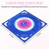 Portable Mahjong Mat,31.5 Inch Mahjong Mat with Rules for Table,Anti