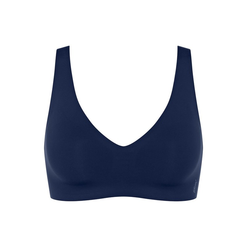 Sloggi Women's Zero Feel 2.0 Soft Bra, navy blue
