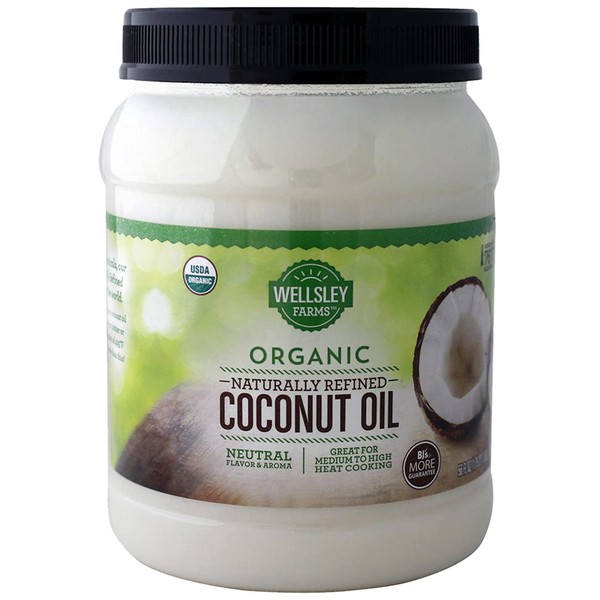 Wellsley Farms Organic Naturally Refined Coconut Oil, 56 oz.