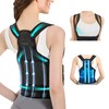 Posture Corrector Back Brace Support, Adjustable Upper Back Straightener, Black