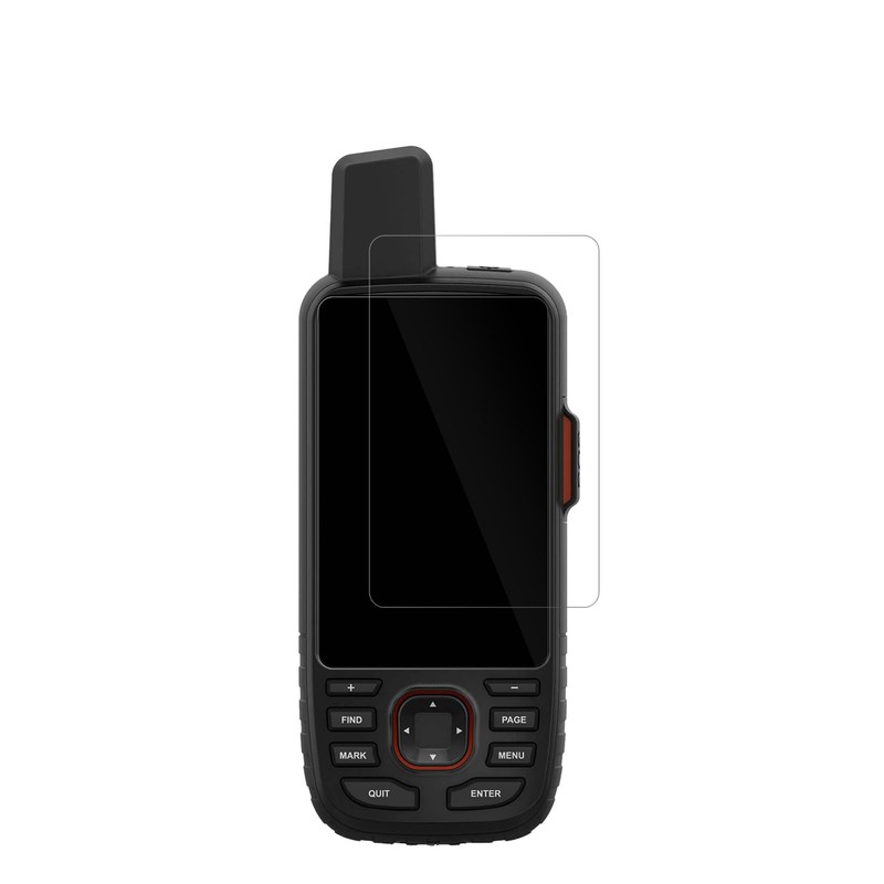 dipos I 2x Schutzfolie klar passend für Garmin GPSMAP 66i