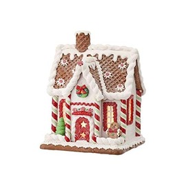 Regency International Peppermint Cookie House Figurine, 8 inches