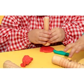 JOVI Plastilina Modeling Clay Baby School Pack, 20 Bars & 9 Stamps