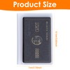 5 Packs Plastic Wallet Insert, Clear Credit Card Holder Wallet