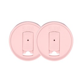 iLIDS Mason Jar Drink Lid, Regular Mouth, Pale Pink, Pack of 2