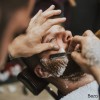 Boza Porta Navaja Barbero Acero Inox Negra Peluquero Uso Propio