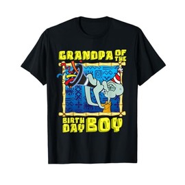 Mademark x SpongeBob SquarePants - SpongeBob Squidward Grandpa of the Birthday Boy Pop Grandad T-Shirt