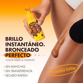 Self Tanner Express, Bronceado Natural Efecto Glow, Ligero, Sin Manchas y Resistente a la Transferencia