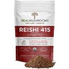 Real Mushroom Reishi Mushroom Powder for Longevity (45 Servings) Vegan,