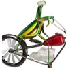 Metal Windmill Handmade Bike Frog Cat Bunny Mantis Sculpture for