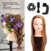 Hair Mannequin Head Hairdressing Styling Training Braiding Practice Doll Head