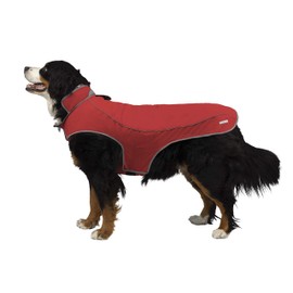 My Canine Kids Jacket for All Dogs, Fleece-Lined, Waterproof Doggie Vest, Reflective Pet Parka (2200) (XX-Large, Red)