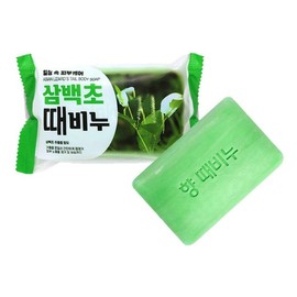 Natural Soap, Face Soap, Facial Wash, Shower Exfoliating Soap (Sambaeckcho Exfoliating Soap 150g) / 천연비누 세수비누 세안 샤워때비누_(삼백초 때비누 150g)