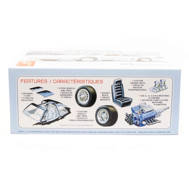 AMT - 1/25 1988 Ford Mustang Plastic Model Kit, Clear,