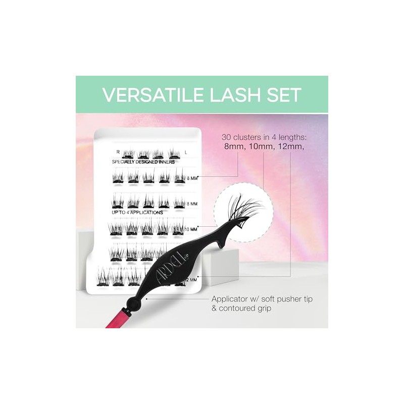 Ardell Extensiones Underlash Prepegadas a Presión Desnuda - Naturales Juego