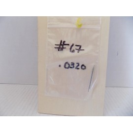Unbranded 2) #67  .0320  DIA. DRILL BIT UNBRANDED PO   NIB
