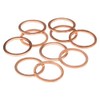 Pack of 10 Sealing Rings 18 x 22 mm Oil