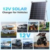 60W 12V Solar Panel Kit, 2PCS 30W Solar Battery Maintainer