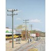 Walthers SceneMaster Electric Utility Pole Set pkg(24) 949-4120 HO Scale