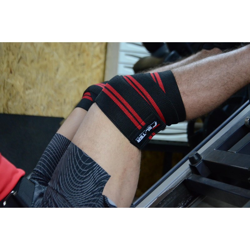 FELTER FITNESS Vendas para rodillas gym, rodilleras elásticas soporte para