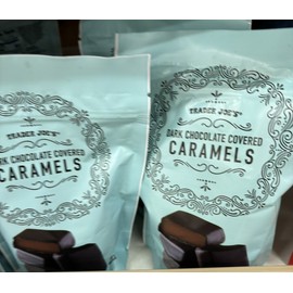 Trader Joe's 2 Packs Trader Joe's Dark Chocolate Covered CARAMELS Kosher