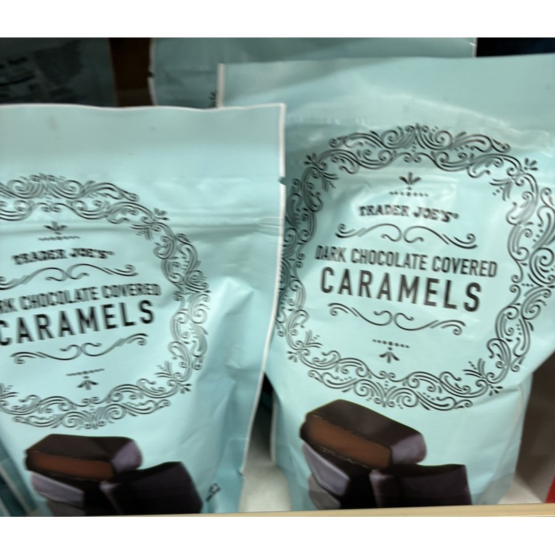 Trader Joe's 2 Packs Trader Joe's Dark Chocolate Covered CARAMELS