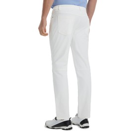 M MAELREG Golf Pants Men with 5 Pockets 4-Way Stretch Casual Dress Trousers for Men Polyester Mens Work Pants White