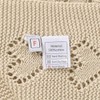 mimixiong 100% Cotton Knitted Cellular Baby Blanket, 100 x 80cm