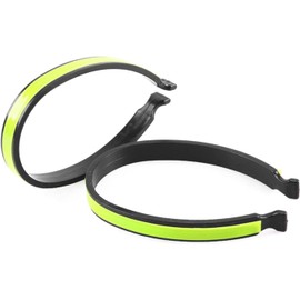 Zhhuoc 2Pcs Cycling Trouser Clip Cycling Ankle Safety Band Reflective for Bike Clip Pant Leg Cuff Clip Bikes Equipment Trouser Wrap Clip Reflective Gear Outdoor Accessories