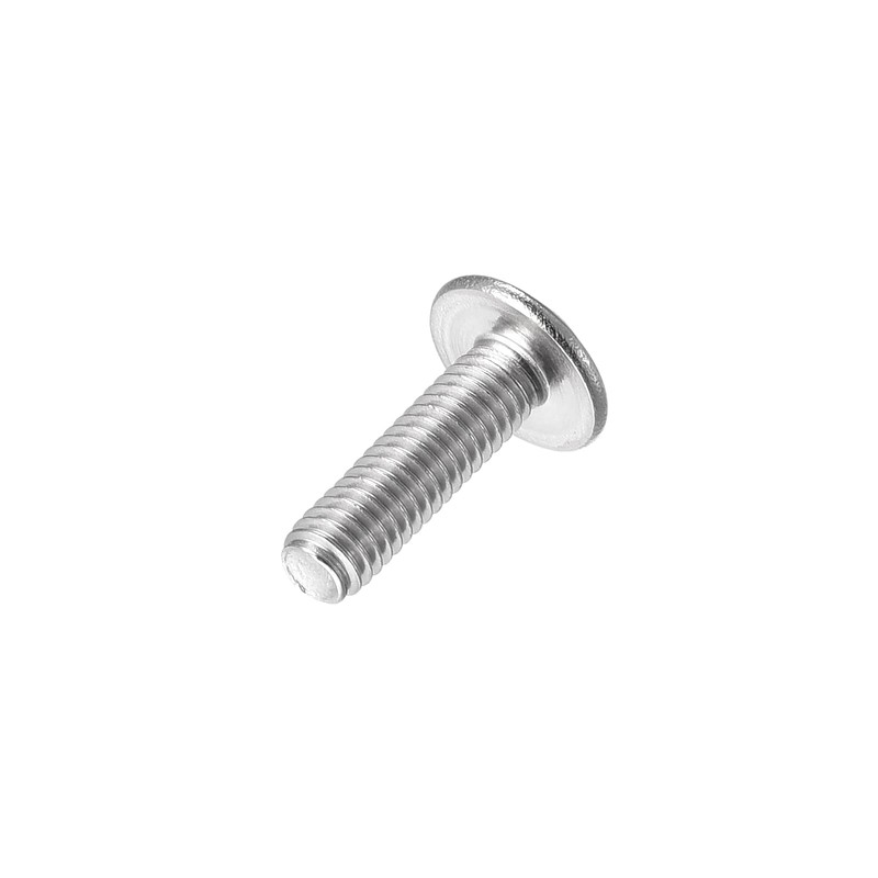 sourcing map Flanged Button Head Socket Cap Screws, M3*10mm Hex