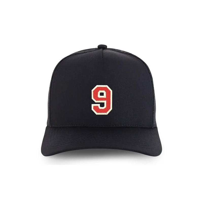 Trendy Apparel Shop Number 9 Varsity Font Embroidered 5 Panel