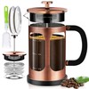 YMMIND French Press Coffee Maker (34oz 1Quart 5-6Cup) Coffee Press,