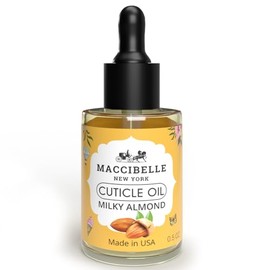 Maccibelle Cuticle Oil Almond Oil 0.5 oz - Heals Dry Cracked Cuticles (Milky Almond 0.5 Fl Oz)