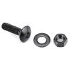 Glvaner (10 Sets) 1/4-20 x 2 Stainless Steel Carriage Bolts