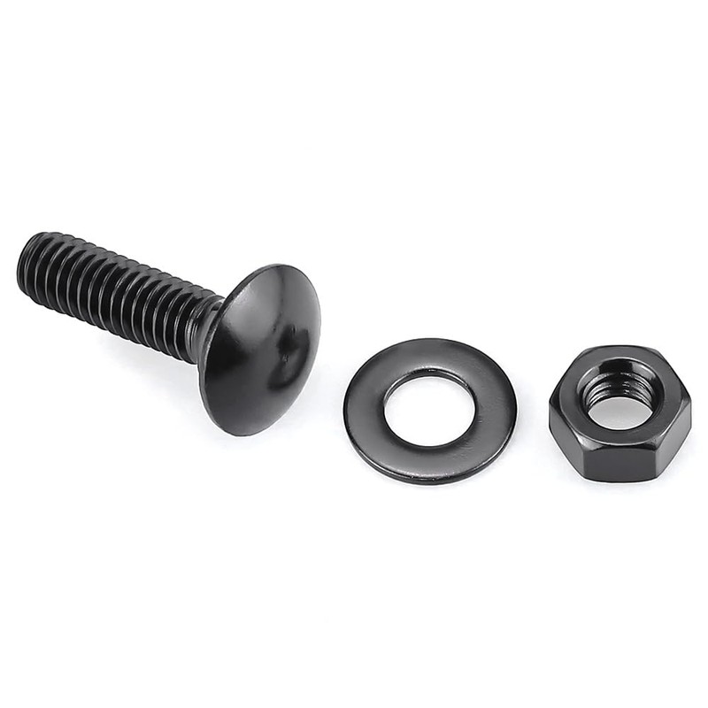 Glvaner (10 Sets) 1/4-20 x 2 Stainless Steel Carriage Bolts