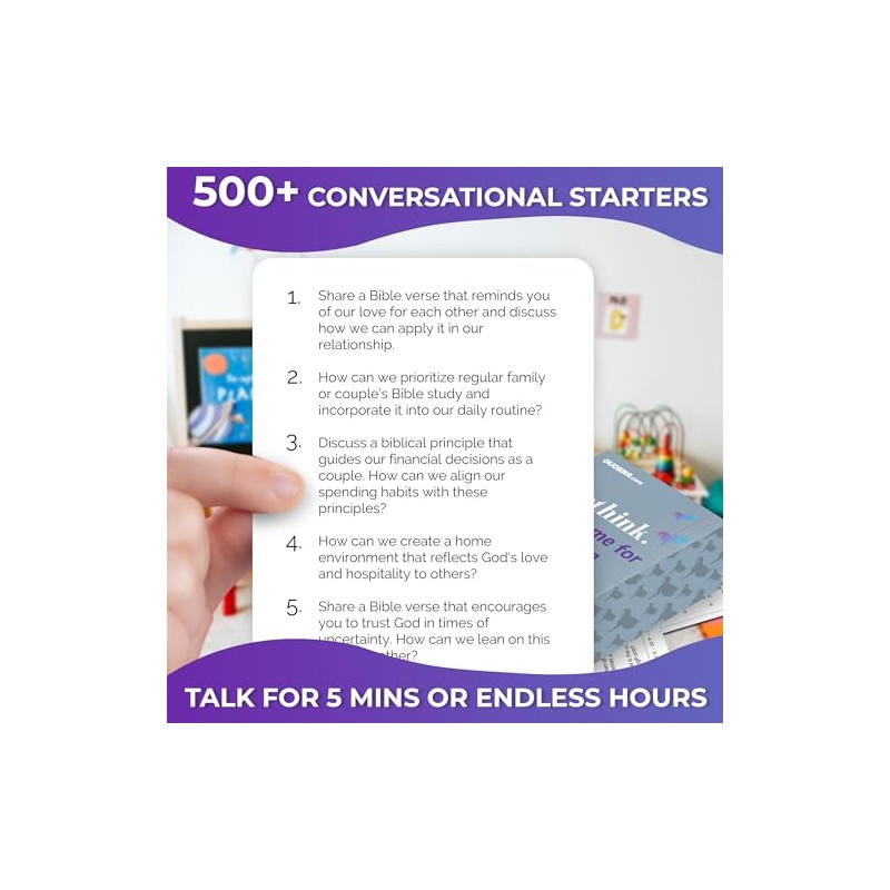 QUOKKA Conversation Cards Game - Christian Couples Edition | Original