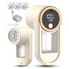 VOURTM Quitapelusas Elctrico para Ropa Recargable con Pantalla LED, 3 Velocidades Ajustables y 6 Cuchillas Ultra Afiladas, Incluye Cepillo y 3...     