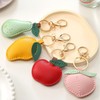 Fuerxy Cute Fruit Keychain, Hand-Sewn Bag Charms for Tote Bags