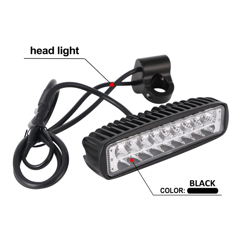 Funparts Headlight for Surron,Motorcycle Lengthen Headlight for Surron Sur ron