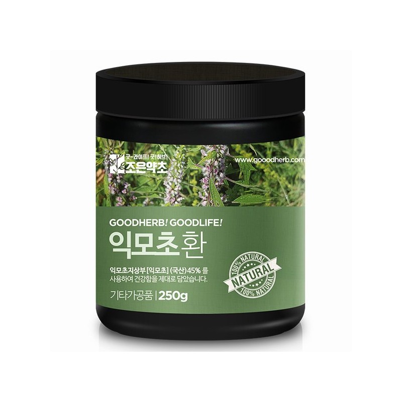 Joeun Yakcho 조은약초 프리미엄 익모초 환 250g Joeun Herb Premium