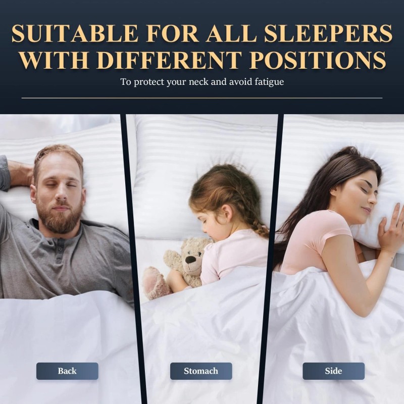 COZSINOOR Bed Pillows for Sleeping Queen Size - Hotel Quality
