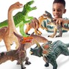 JOYIN Big Dinosaur Toys for Toddlers, 6 Piece Large Soft