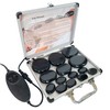 MINGJISHIYE 14-Piece Hot Stone Massage Set, Massage kit with Temperature