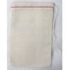 Made in The USA Cotton Muslin Drawstring Bags 50 (Red