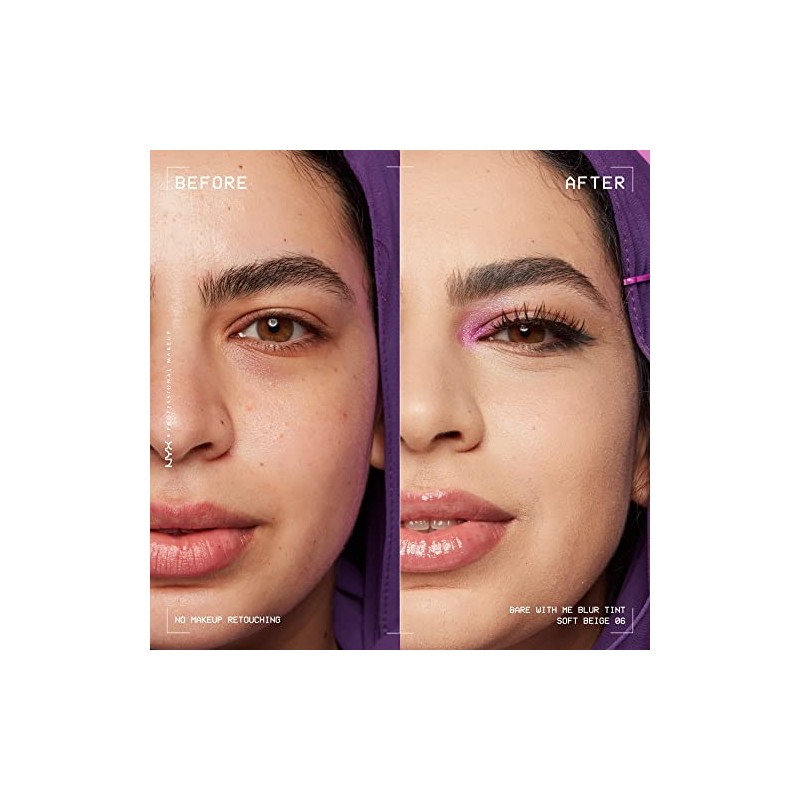 NYX PROFESSIONAL MAKEUP- Base de maquillaje Bare With Me consigue