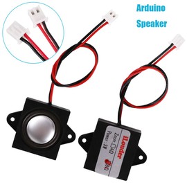 MakerHawk 2PCS 4 Ohm 3 Watt Speaker for A rduino Single Cavity Mini Speaker Full-Range Cavity Mobile Portable Advertising Machine Speaker with 11mm Line Length JST-PH2.0mm-2 pin Terminal
